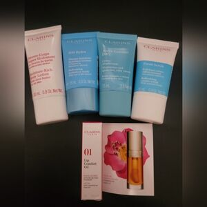 Clarins Skincare and Lip Oil Set